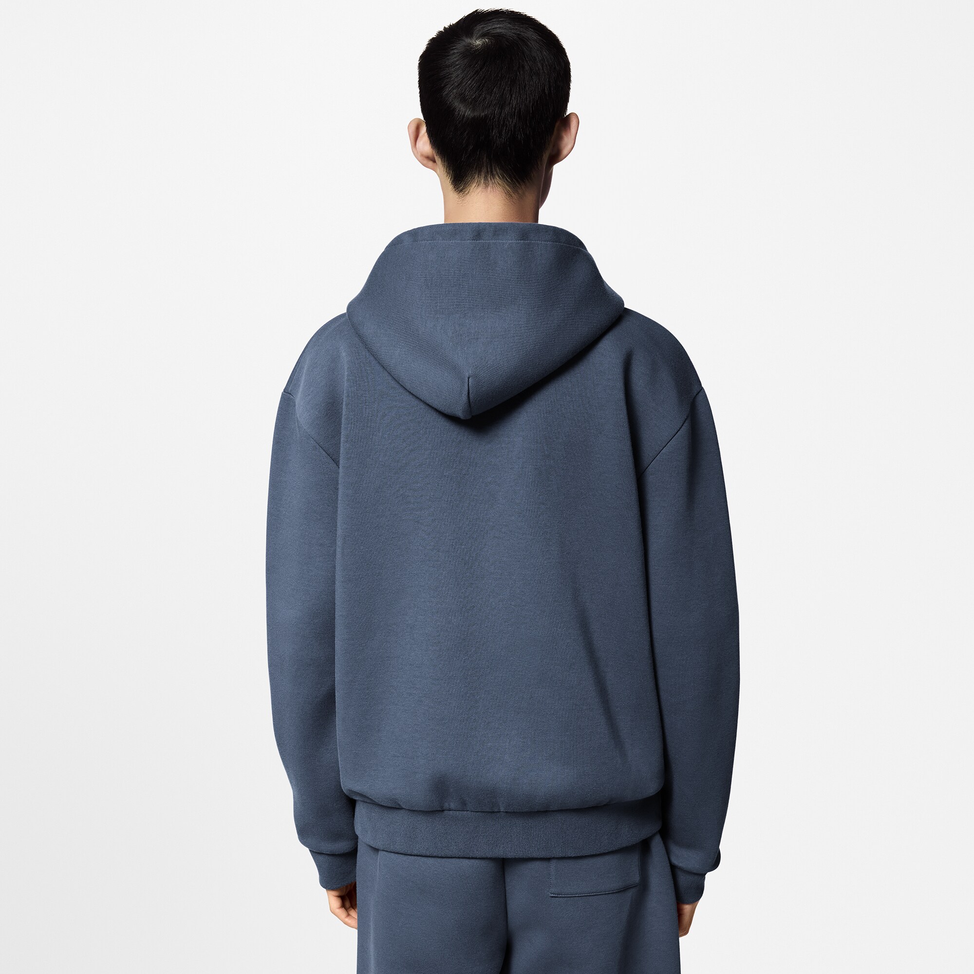 Embroidered Jersey Zip-Through Hoodie - Ready to Wear | LOUIS VUITTON